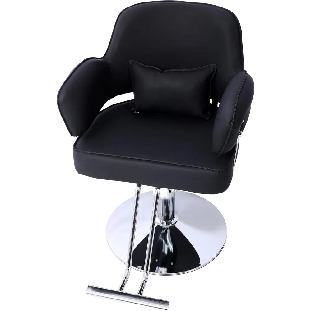 

Парикмахерское кресло с гидравлическим подъемником и поворотным стулом, основание из нержавеющей стали, 360 градусов ° Вращающееся, регулируемое по высоте кресло для парикмахерской