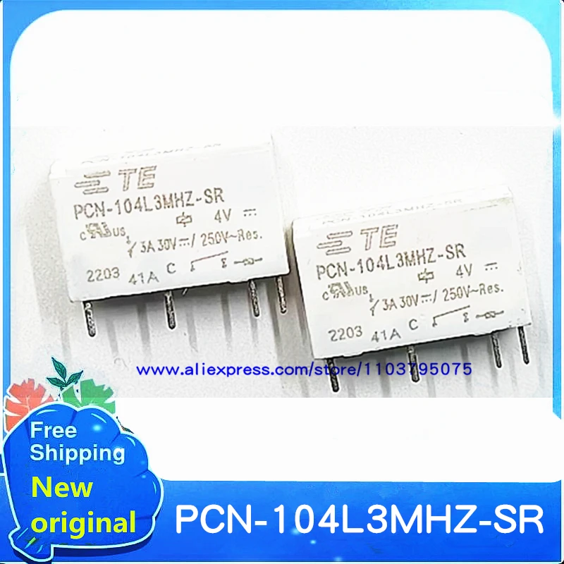 10pcs-100pcs/lot  PCN-104L3MHZ-SR 4V A group of normally open 3A 4 feet power relay PCN-104L3MHZ-SR 100% New Original