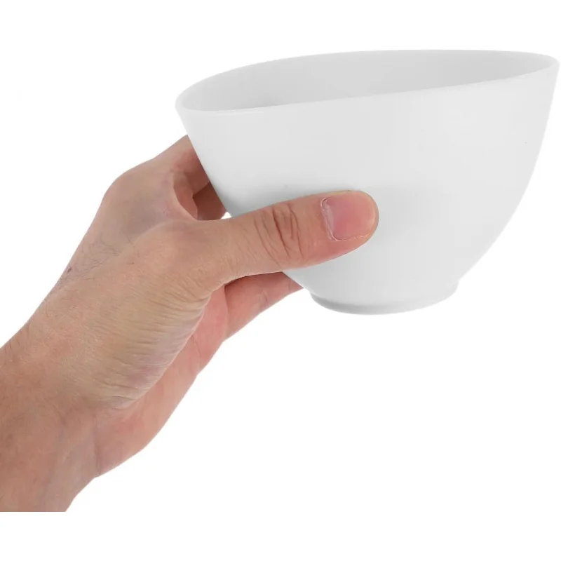 silicone facial bowls set 5x5x3 inches odorless reusable anti-fall mixing bowls for diy skin care masks and condiments