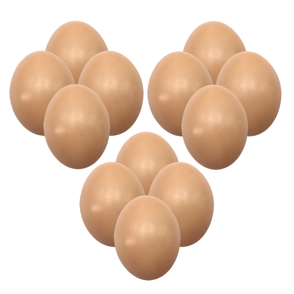 24 Pcs Chicken Egg Laying Boxes Imitation Eggs Artificial DIY Material Easter Props Toy