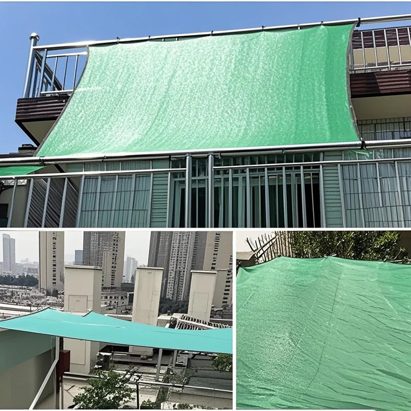

12PIN Green Sunshade Net Shading 90% Plant Greenhouse Cover Mesh Fence Privacy Screen Garden Sun Shed Outdoor Anti-UV