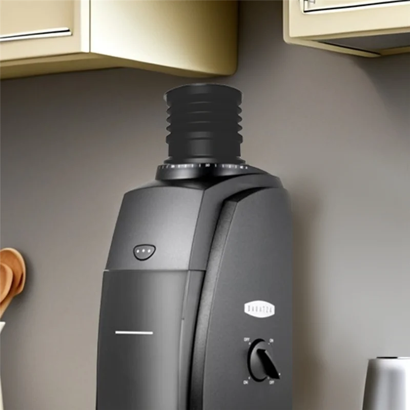 BAAO-Smerigliatrice da caffè in silicone con tramoggia a dose singola per Baratza Encore Contenitore per chicchi che soffia per pulire e collezionare polvere di caffè A