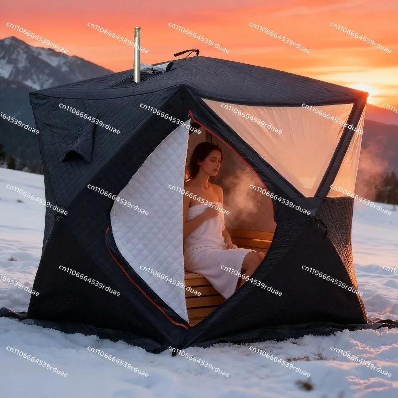 Steam sauna tent winter fishing tent outdoor warm snow fishing house