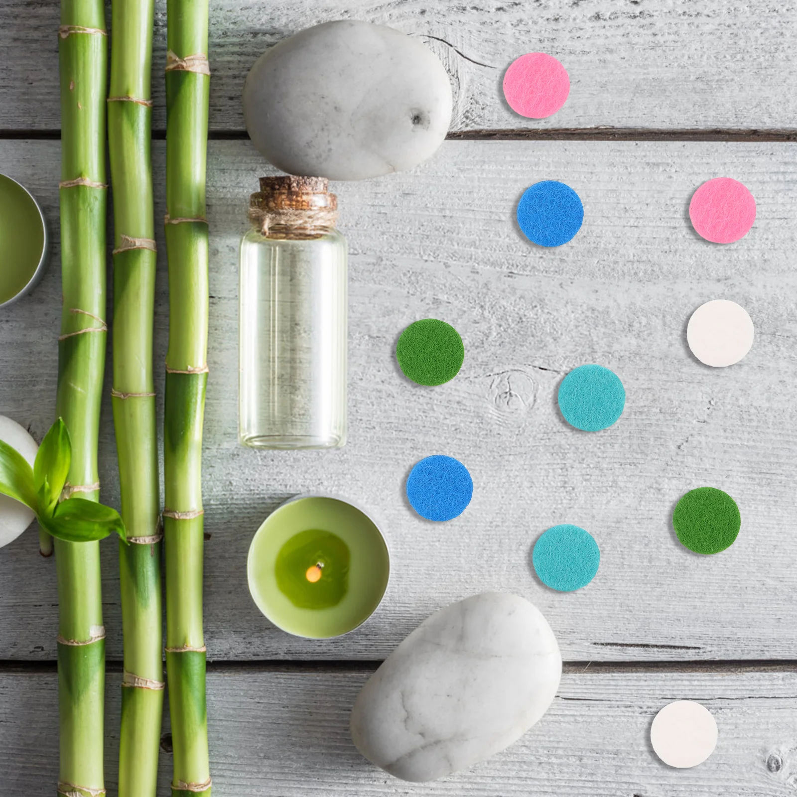 

50 шт., сменное волокно, хлопок для медальона, ожерелья, браслета, автомобильный диффузор, вентиляционный зажим, запасные подушечки для ароматерапии, долговечные