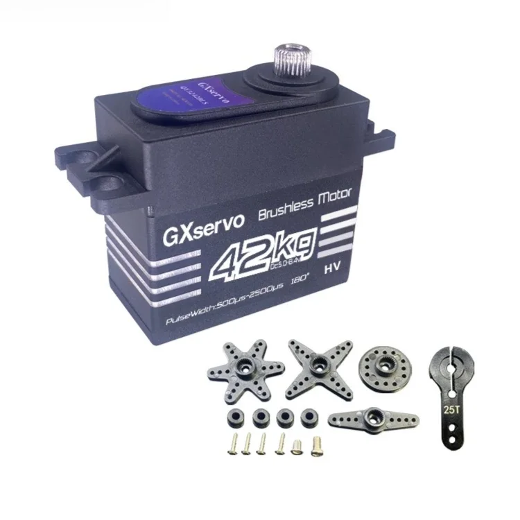 SkyDElGXservo 42KG Brushless Digital Servo Metal Gear High Torque For 1/8 1/10 RC Crawler Truck Robot DIY