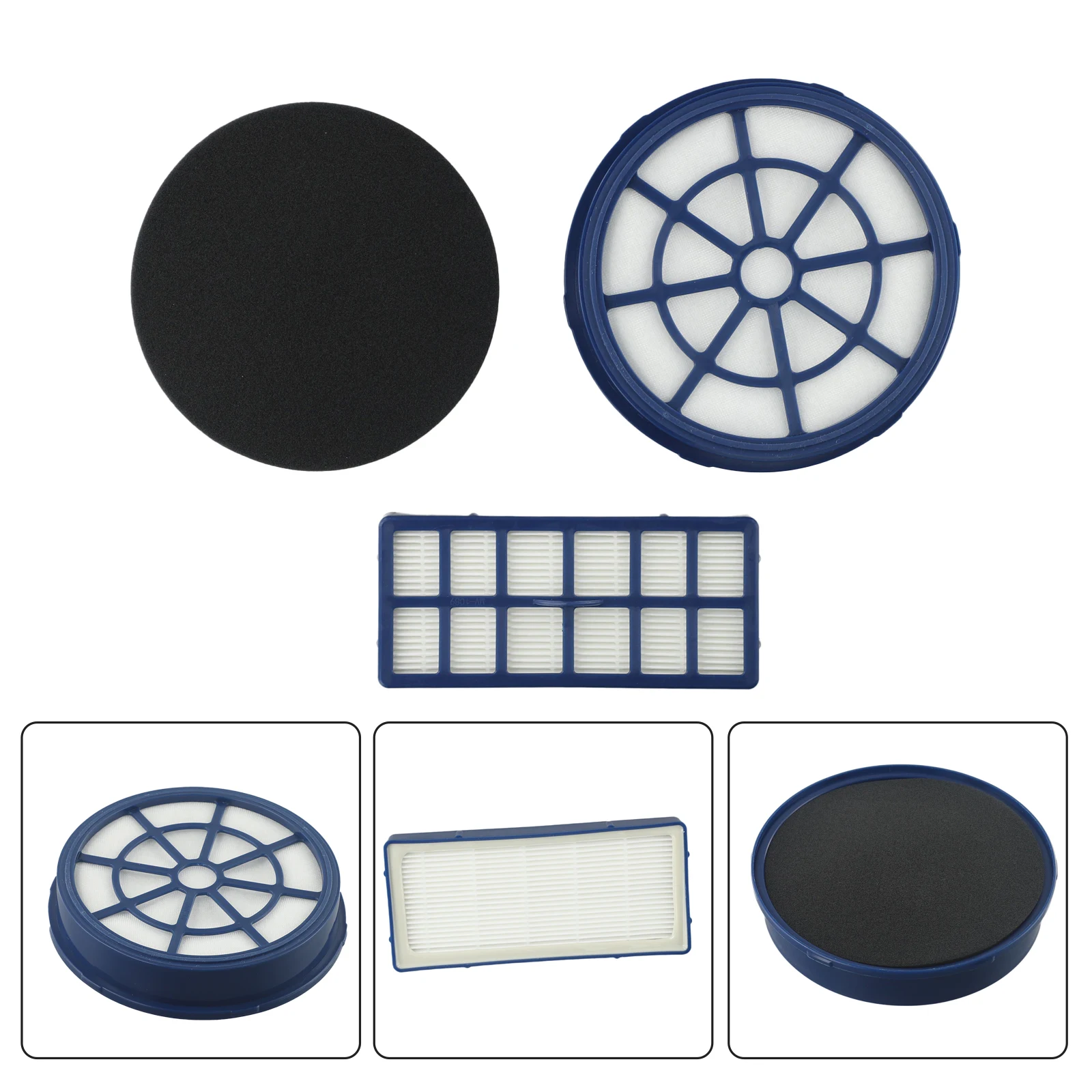Motor Front And Rear Section And Exhaust Filter Kit For Hoover Breeze U81 Vacuum Cleaners U81 35601724