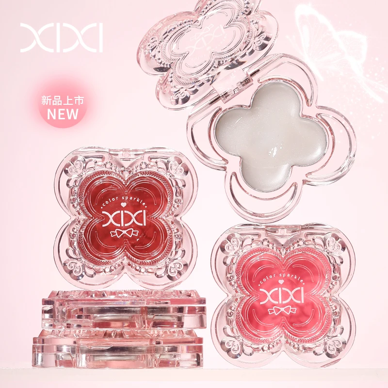 Butterfly Watery Glow Blush Hydrating Cream Vitality Girl Face Makeup Natural Blush Palette Cheek Tint Highlighter For Face