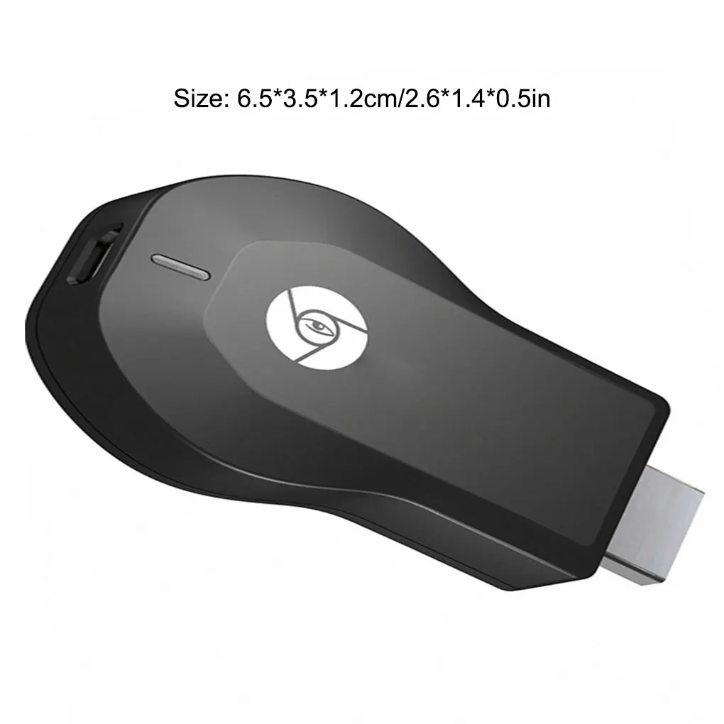 Anycast M4 2.4G/5G 4K Miracast Any Cast Wireless Receiver TV Dongle 1080P Screen HDMI-compatible For DLNA Miracast