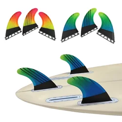 M Tri Fins Surfboard Fins UPSURF FUTURE Fins Carbon Fiber Surf Fins Thruster For Surfing Board Fins Set G5 Fins 3pcs/Set