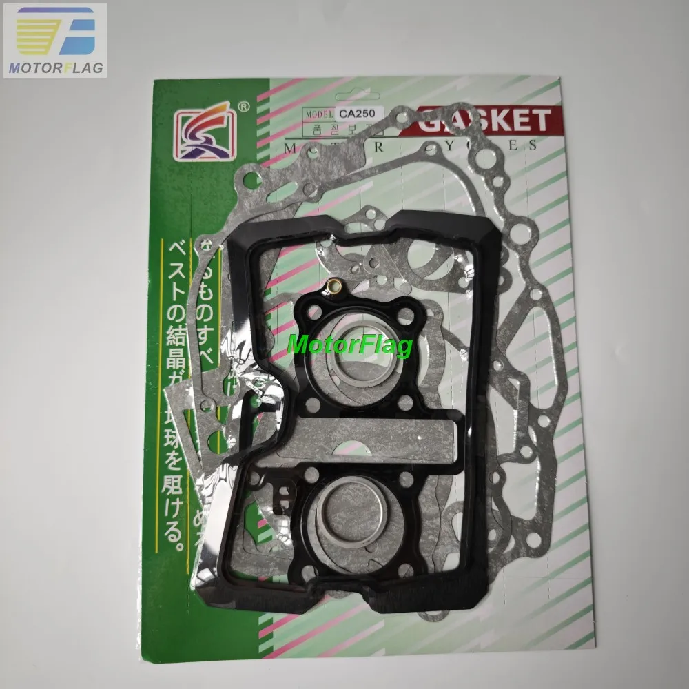 Complete Gasket Set for Motorcycle 253FMM Rebel CA250 CMX250 CBT250 Vento Barracuda 250 Jinlun Texan 250 FYM FY250