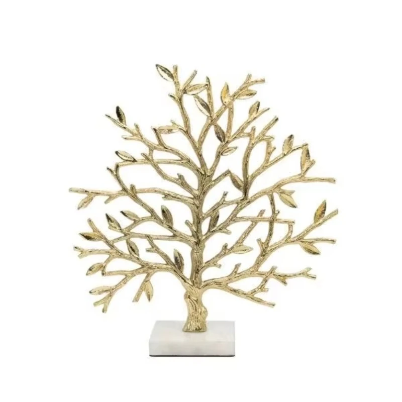 

Gold tree antique finished product decorative sculpture desk ornament