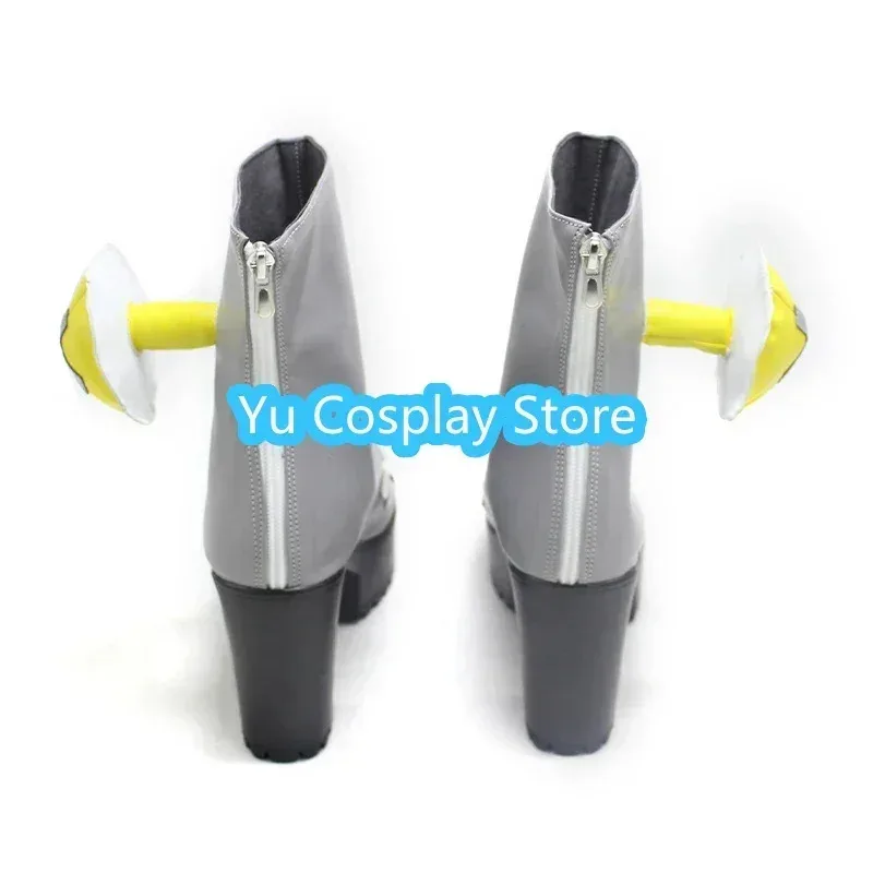 

Candy 2025Yu- Алая и фиолетовая обувь из искусственной кожи, карнавальные ботинки на Хэллоуин, реквизит для косплея, индивидуальный заказ