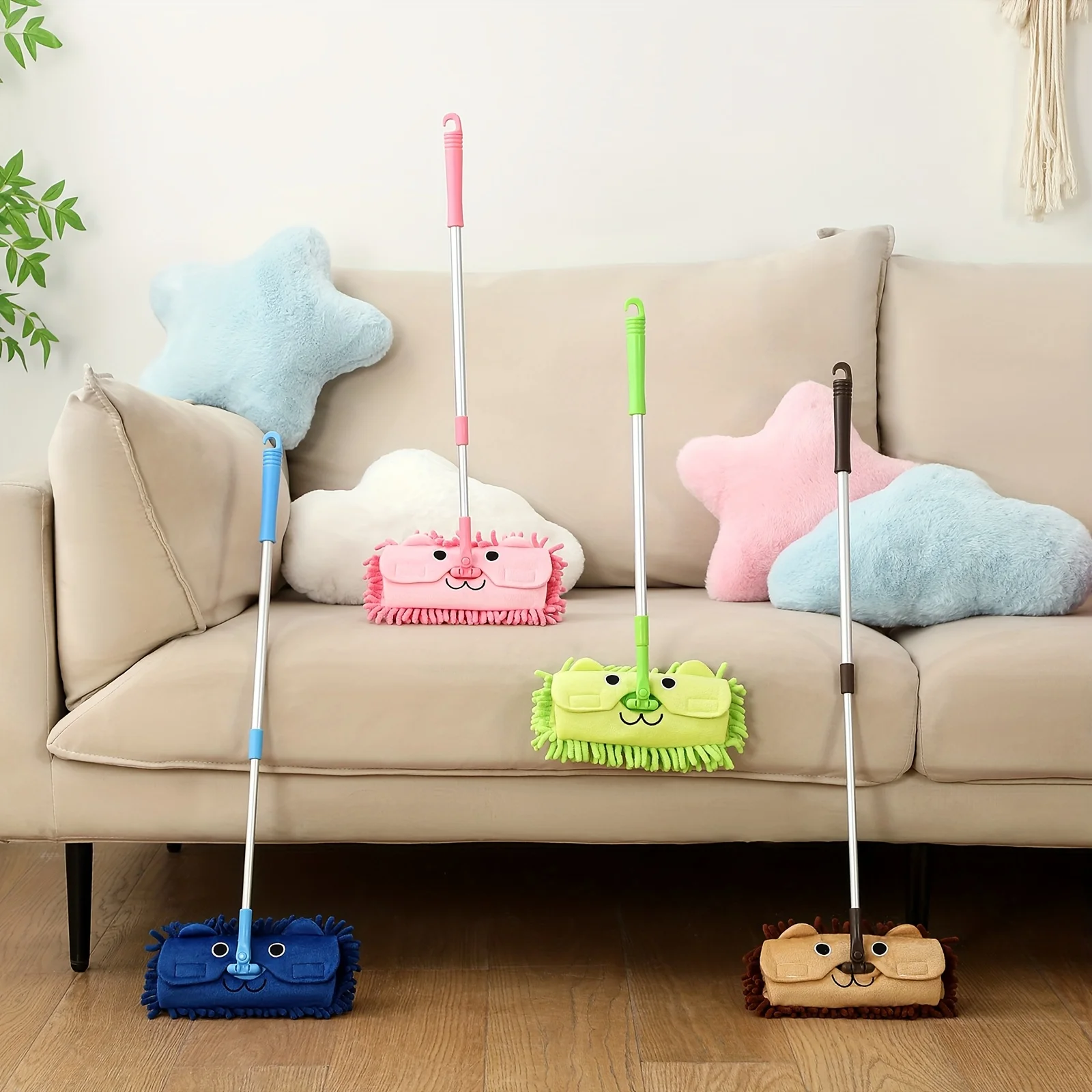 1 Mini Household Cleaning Mop Portable Floor Mop Toy Floor Cleaning Toy Back-to-School Season Cleaning Supplies Cleaning Tools
