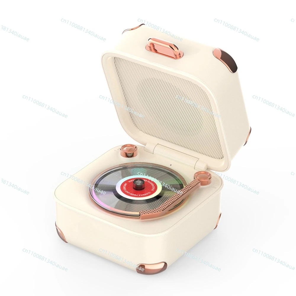 

2025 New Mini Retro Bluetooth Speaker Portable Treasure Box Styling Home
