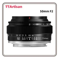 TTArtisan 50mm F2 Manual Focus Prime Full Frame Lens for Leica L FUJI XF X-A1 X-A10 Nikon Z M43 Canon RF Sony E A7 A7II(A7M2)