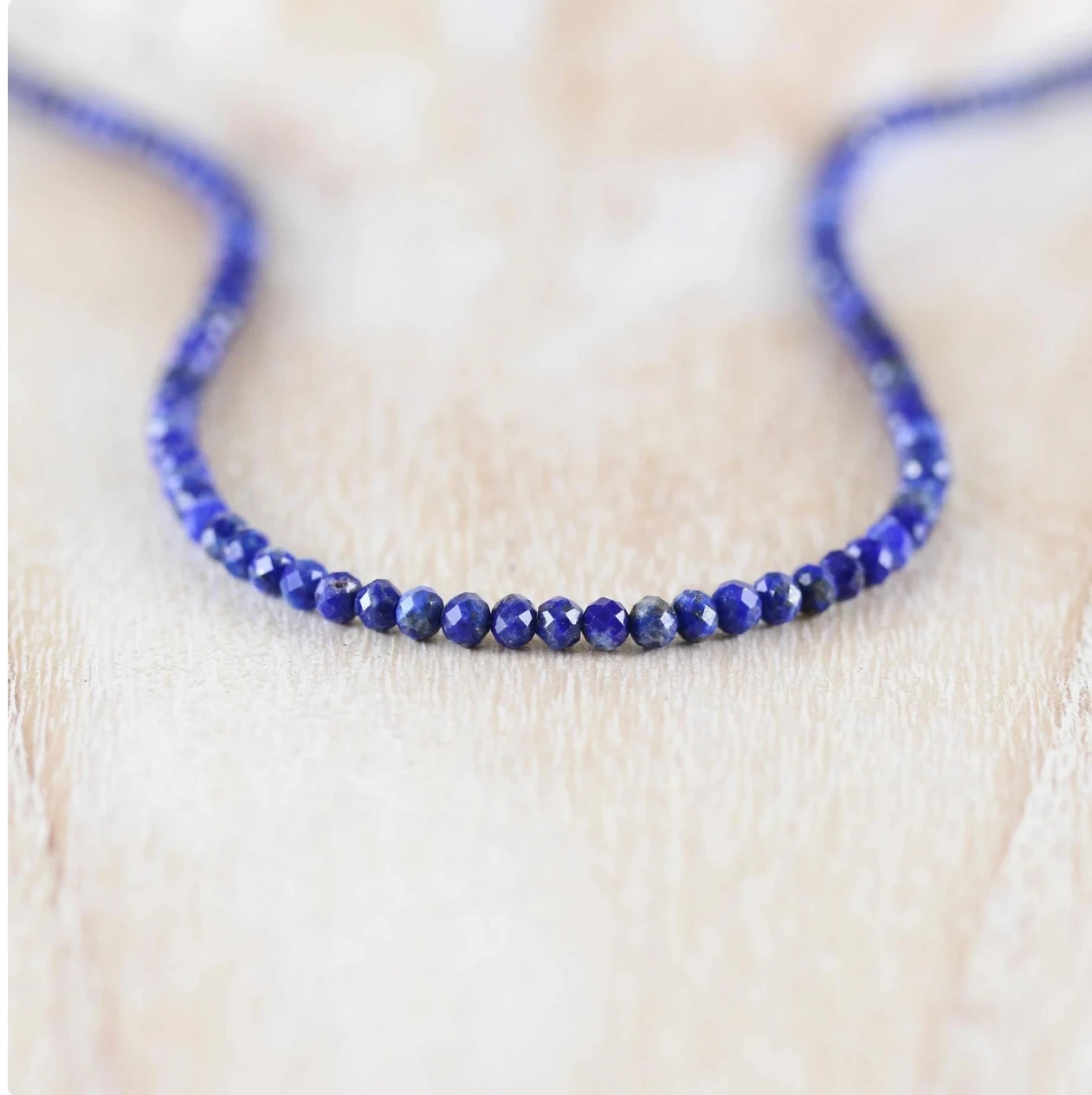 Yellow & Blue Sapphire Gemstone Beaded Necklace