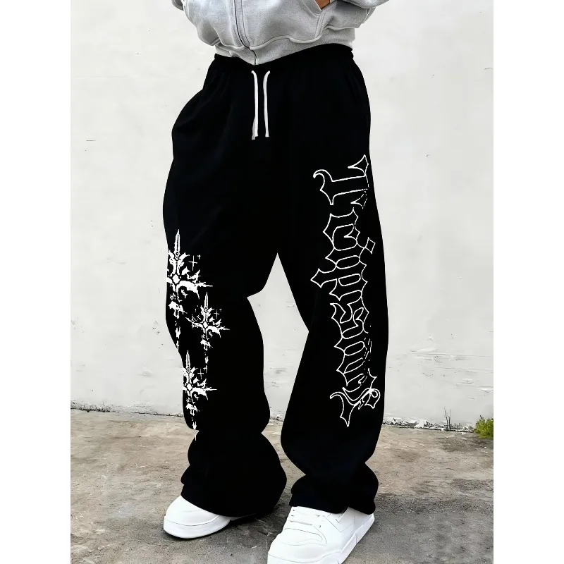 2026 Trendy Men's Women‘s Kids Versatile Solid Color Drawstring Loose Casual Sports Trousers New Suitable for Streetwear Pants