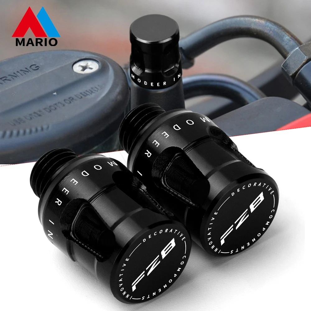 

For YAMAHA FZ8 FZ-8 FZ 8 fz-8 high quality CNC Aluminum M10*1.25 Mirrors Hole Plug Screws Cover Caps Motorcycle Accessories