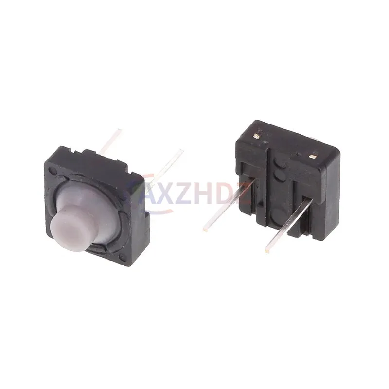 100 SZT. Przełącznik dotykowy 8*8*5 Pin 5H Żel Krzemionkowy Cichy Przycisk 8X8X5MM 2Pin DIP 4P Wygięte Nóżki Przewodzący Silikonowy Przycisk Przełącznika
