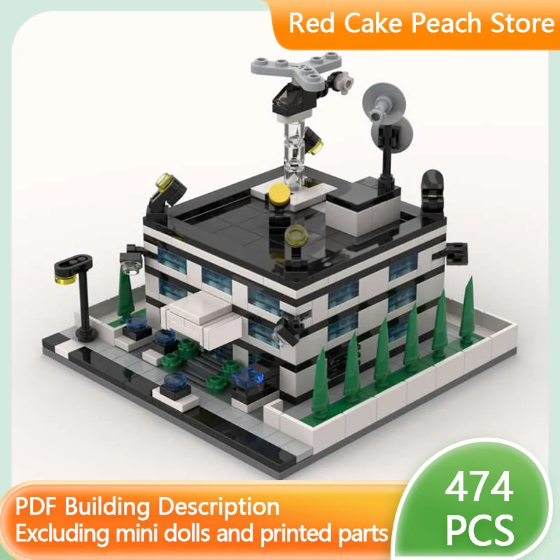 

Модель городской улицы MOC: Конструктор «Полицейская станция» – Модульный набор для сборки, развивающая игрушка для детей, подарок на праздник