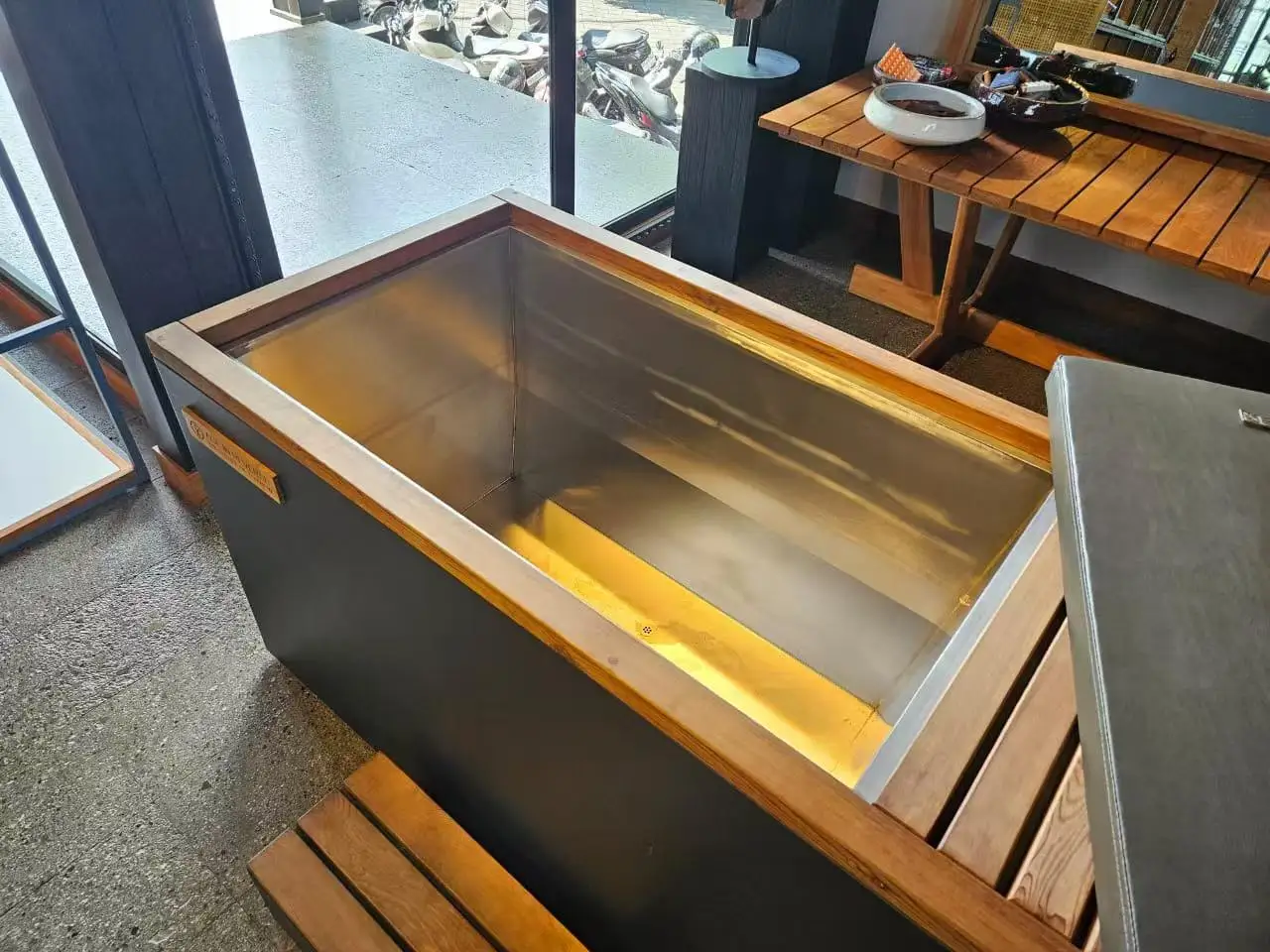 New Design Outdoor Stainless Steel Cold Plunge Recovery Tub Ice Bath Tub & Chiller 1 hp