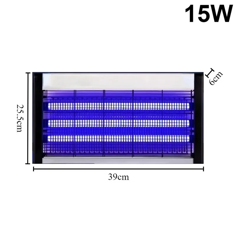 Upgraded Indoor Outdoor LED Mosquito Killer Lamp, Physical Photocatalysis Bug Zapper with UV Light, Mute Electric Insect Trap Fo