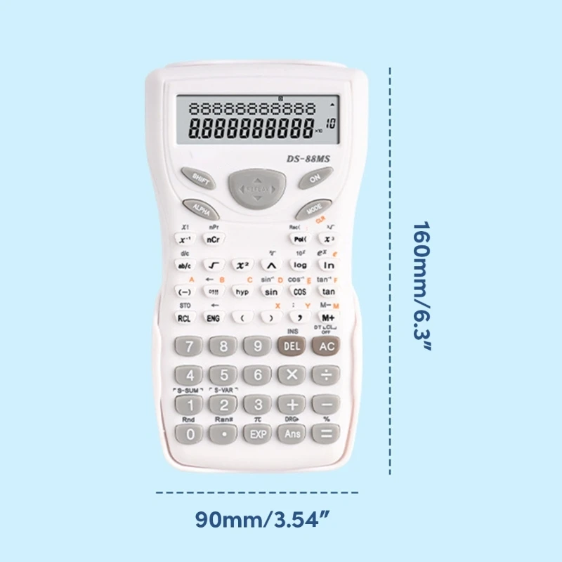 Calculadora multifuncional 652F Calculadora función especial para estudiantes para exámenes confiable y eficiente para y