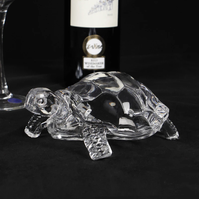 Miniature Tortoise Statue Chinese Lucky Feng Shui Ornament For Home Office Desk Decoration Crystal Turtle Figurine Home Decor