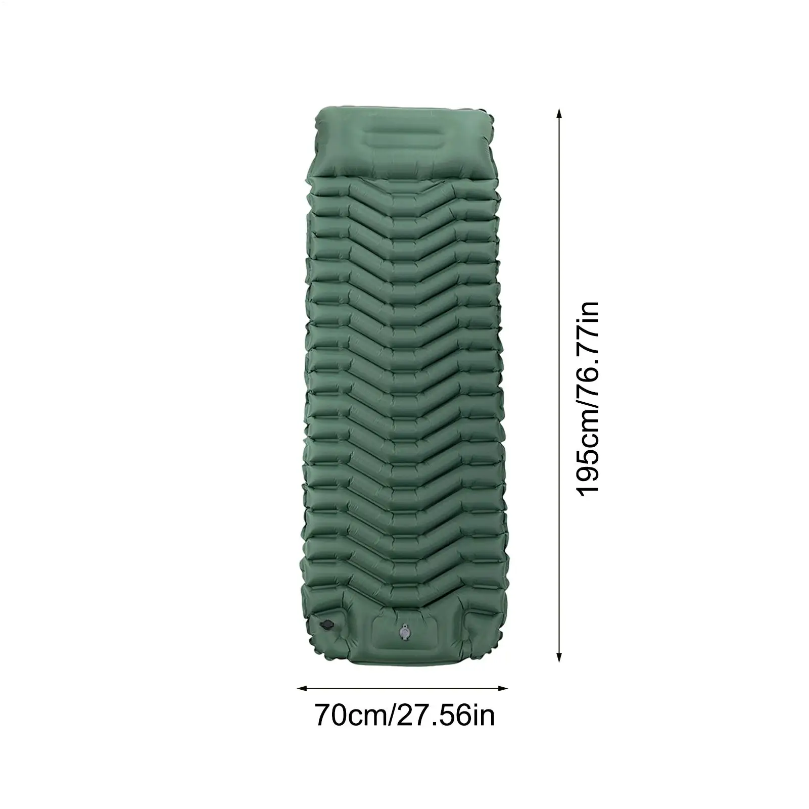 Inflatable Camping Mattress Portable Blow Up Air Bed Built-In Pump Camping Sleeping Pad With Storage Bag For Adult Travel Picnic view 6