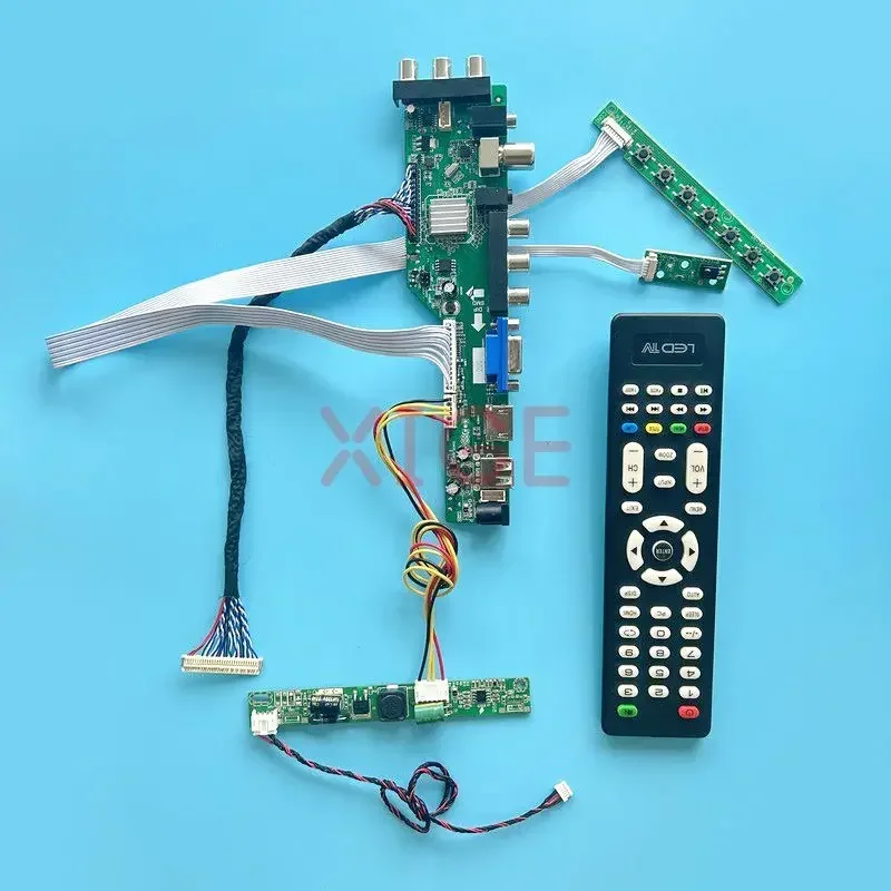 

Плата драйвера подходит для LTM270HL01 LTM270HL02 LTM270HL03 USB + DHMI + VGA + AV DVB цифровой сигнал 1920*1080 комплект ЖК-мониторов LVDS 30-контактный 27"