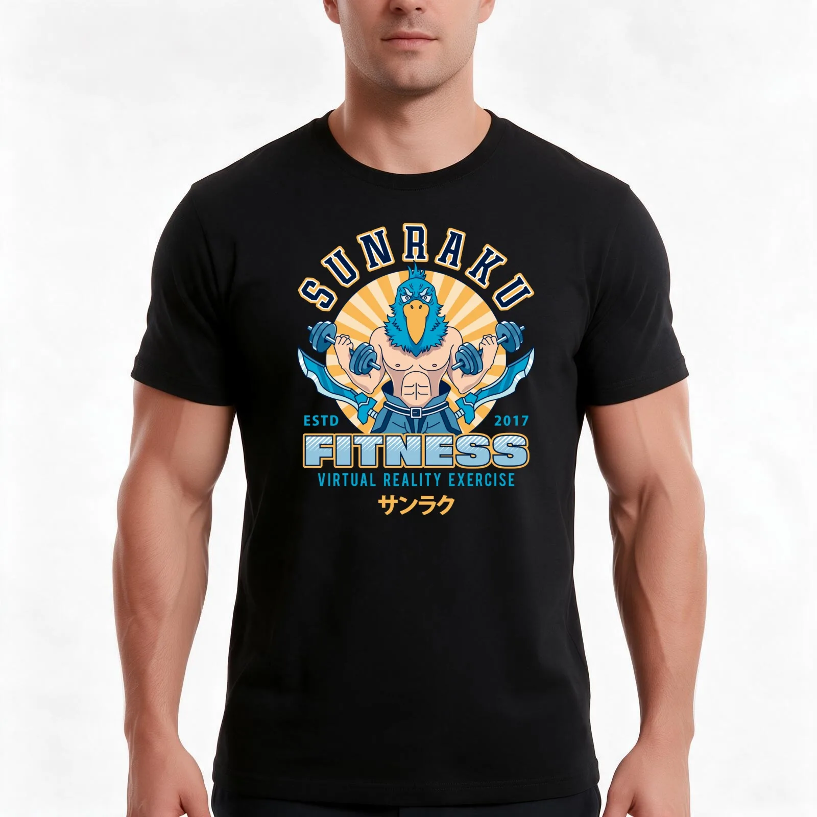 Virtual Reality Otaku Fitness T-Shirt, Summer Casual Cotton Tee, Oversized Streetwear Tops, Vintage Graphic Print, 100% Cotton