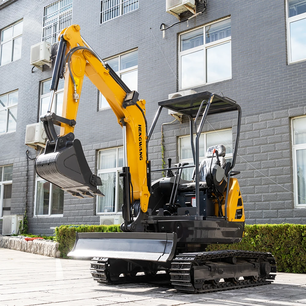 Hengwang excavators micro digger 2.5 ton pelle escavatore small excavator mini 2 ton 3ton earth-moving machinery