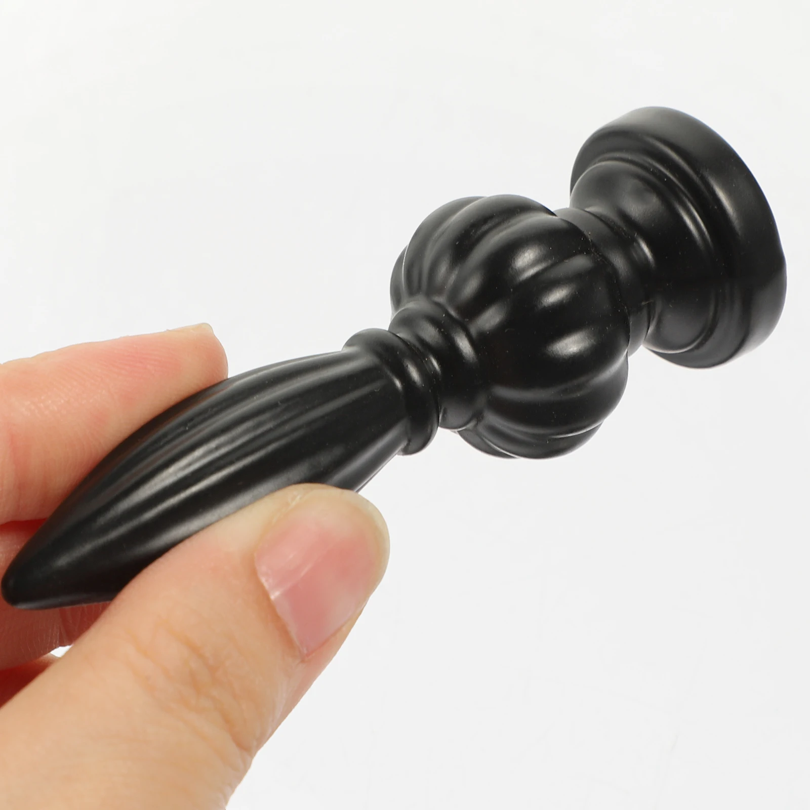 

4pcs Lamp Cap Decoration Black Metal Lampshades Finials for Table Floor Lamps Desk Accessories Solid Knob