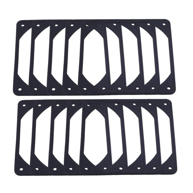 10Pcs Anti-Vibration Silicon Fan Gasket Noise Reducing Gasket Pad For PC Computer Case Fan