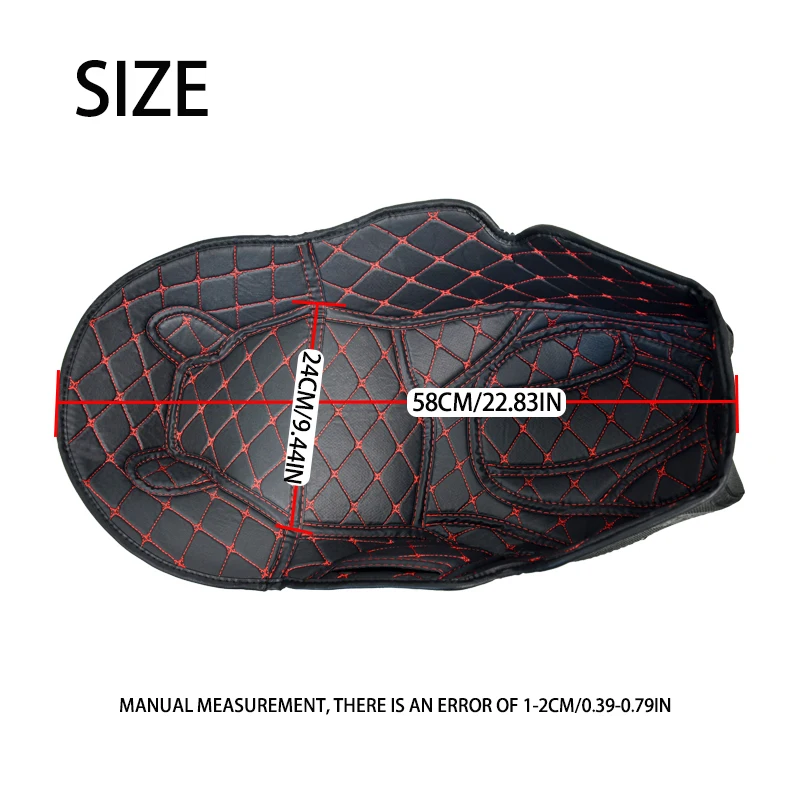 Adequado para almofada de assento de motocicleta Honda PCX150, almofada de armazenamento de almofada de assento, acessórios modificados