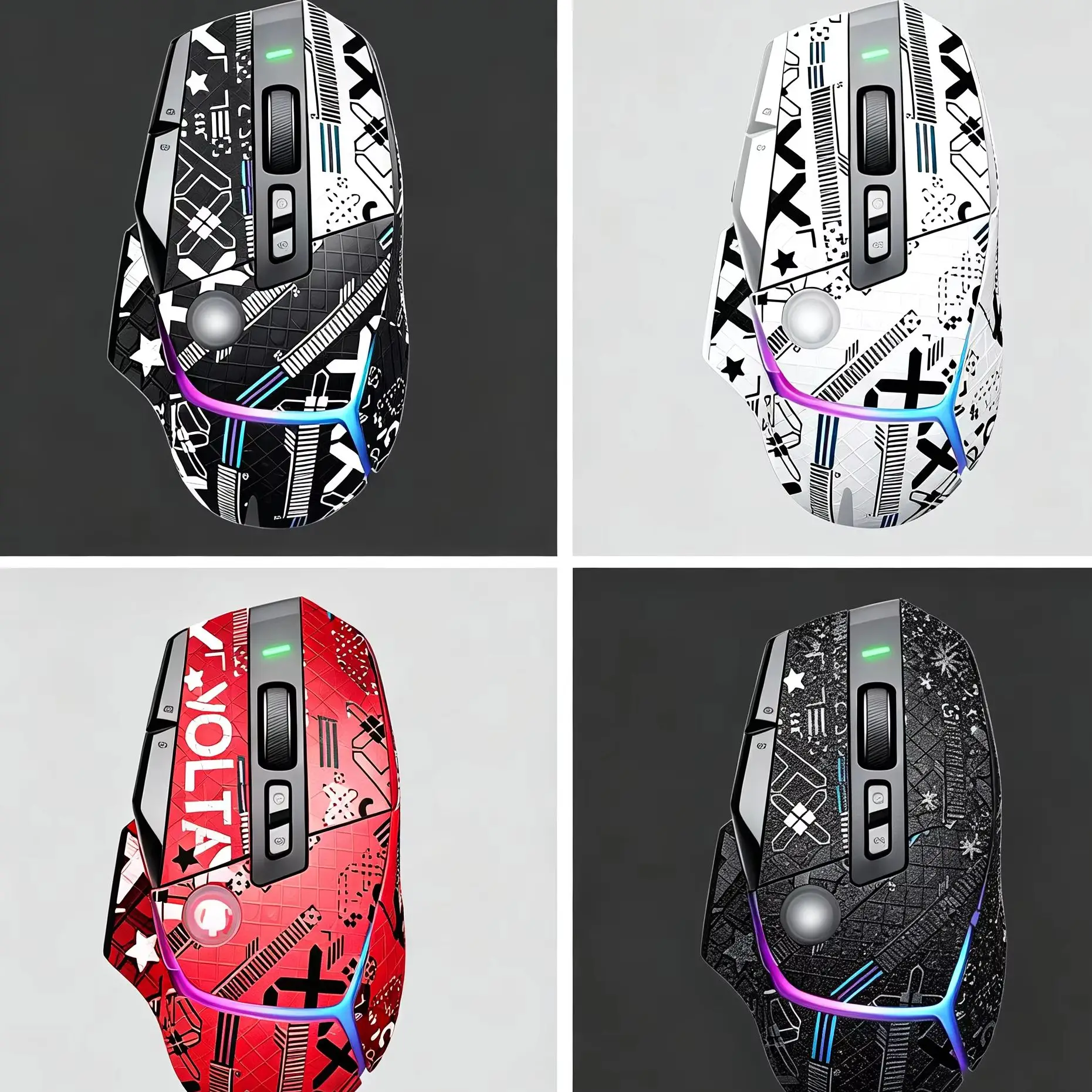 Ultra Thin Anti Slip Grip Tape for Logitech G502 X / G502 X PLUS Wireless, Full Wrap Sweat Absorbing Mouse Sticker