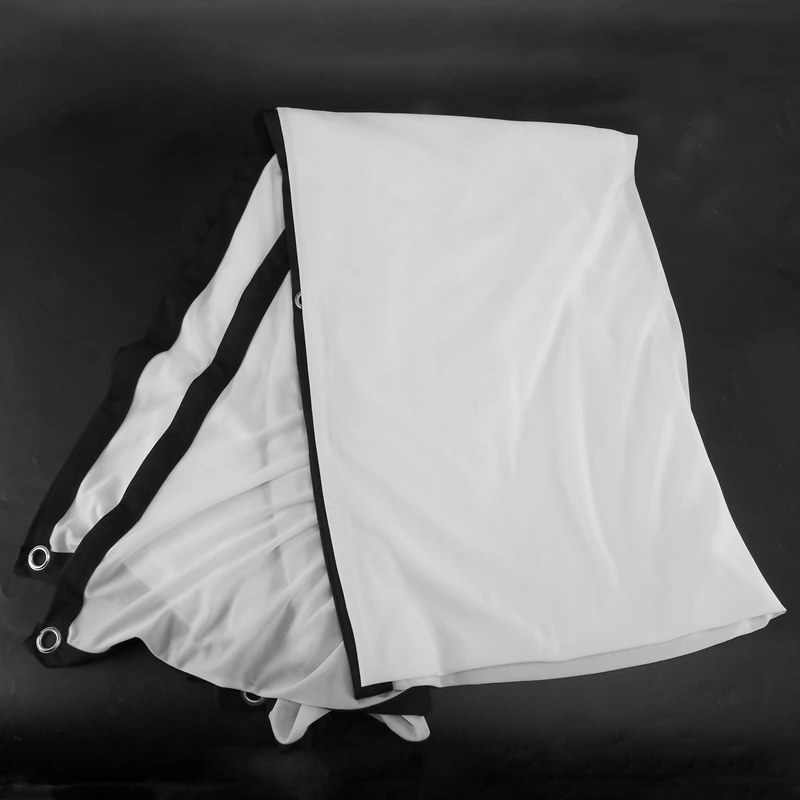 100 Inch 3D HD Projector Screen 16:9 Anti-Crease Projection Movies Screen Canvas For Home Theater Outdoor