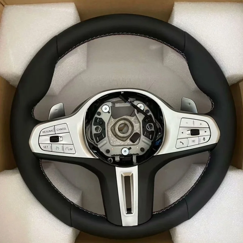 

G20 G30 X1 X2 X3 X4 X5 X6 G37 G30 G82 G80 G01 G31 G11 G05 G80 Auto Parts Sports Leather Car Steering Wheel