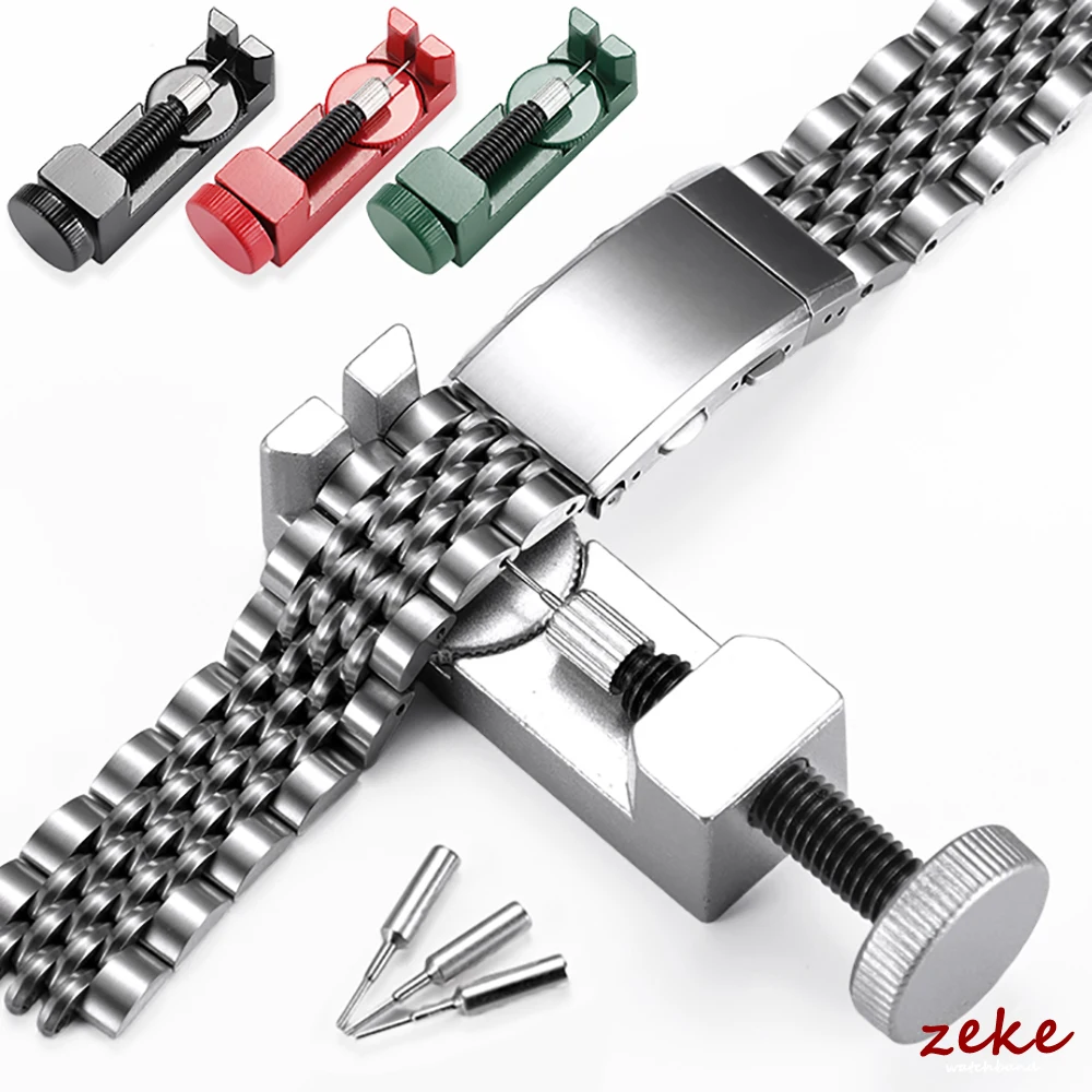 Watch Band Strap Link Pin Remover Repair Tool Kit for Watchmakers with Pack of 3 Extra Pins Replacement Remover Spring Bar Set