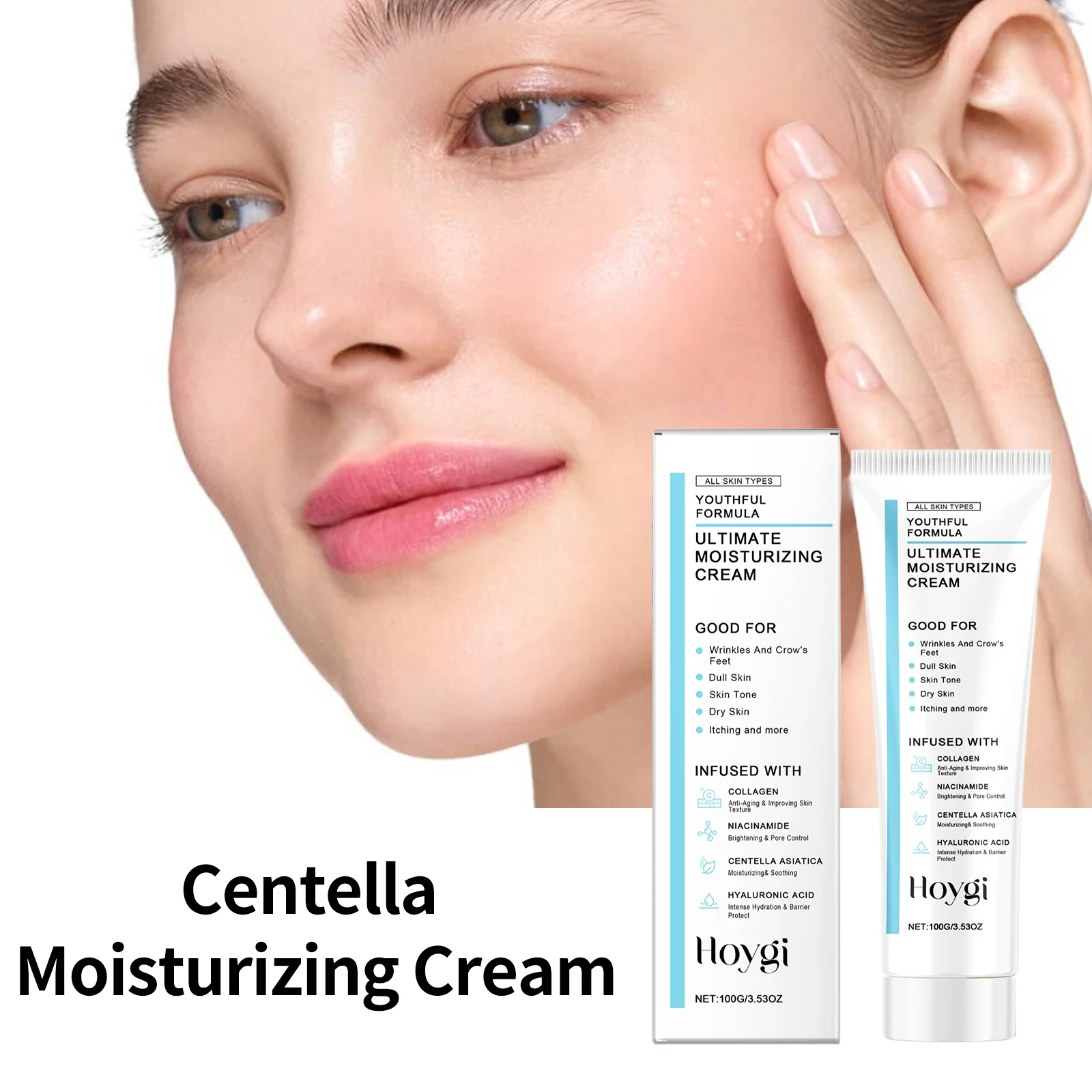 

Centella Moisturizing Cream Hyaluronic Acid Daily Nourishing Cream Strengthen Barrier Rejuvenation Oil Control Nourish Skin Care