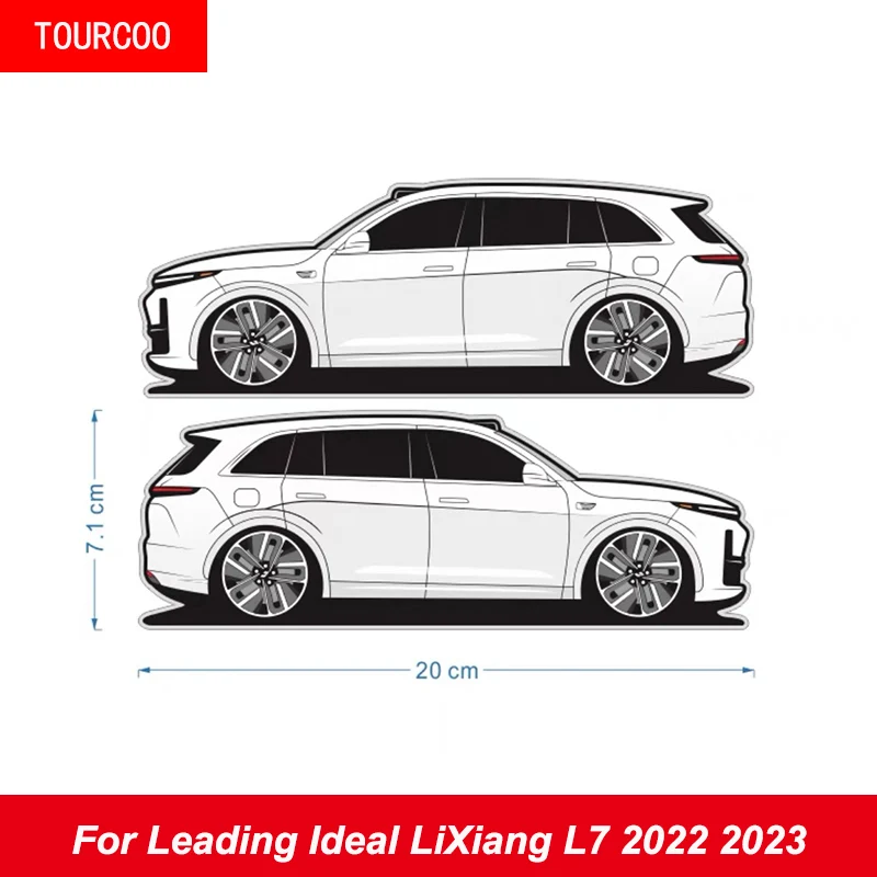 For Leading Ideal LiXiang L7 2022-2025 Car Styling Decor Sticker Anti-scratch Waterproof Personalized Stickers