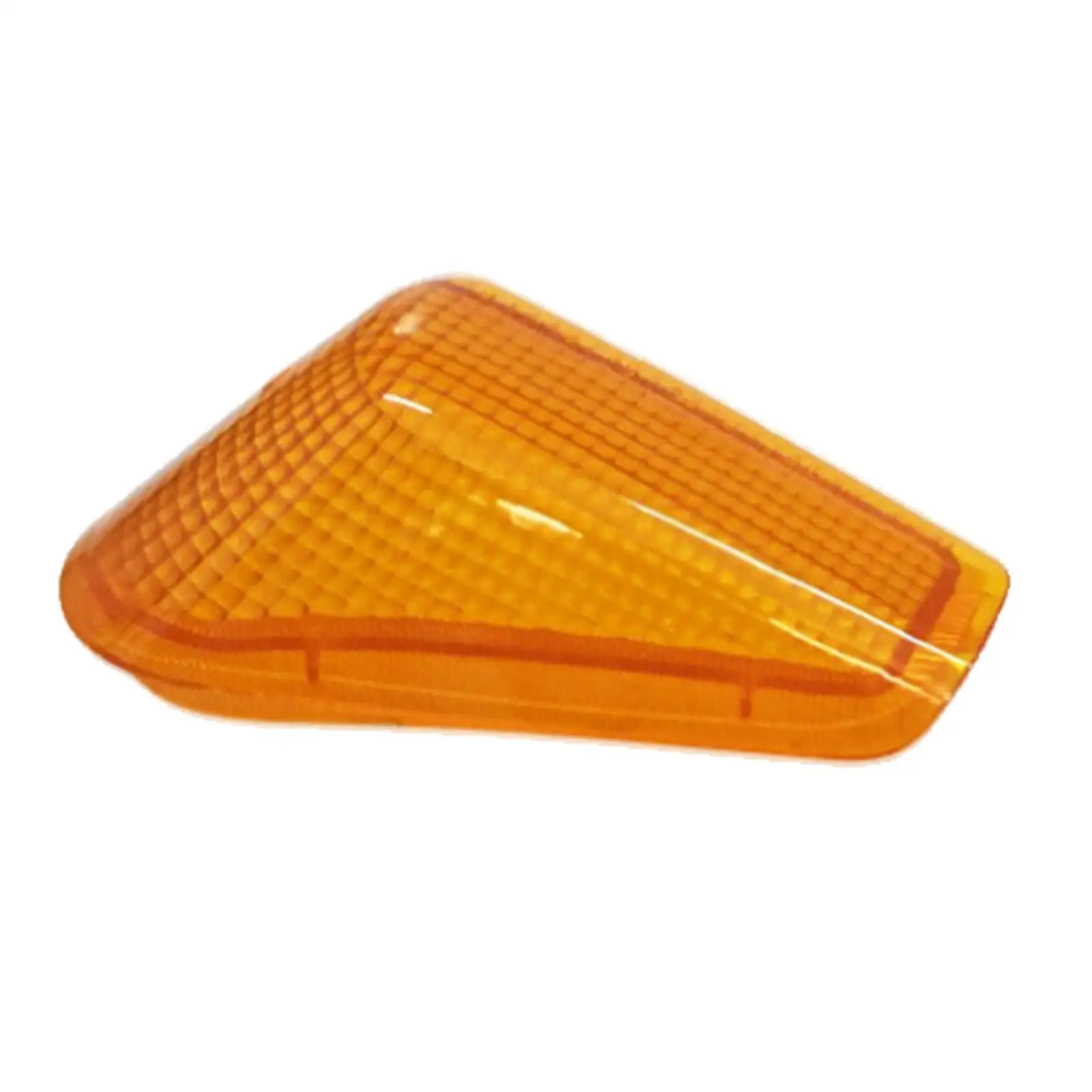 Motorcycle Turn Signal Lens Cover ABS Amber Front Indicator Pair Quick Replace for Kawasaki ZZR250 Fit