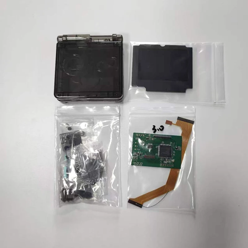 Nouvel écran LCD IPS haute luminosité de taille originale de 3,0 pouces, adapté au Game Boy Advance SP GBASP et au kit de coque.