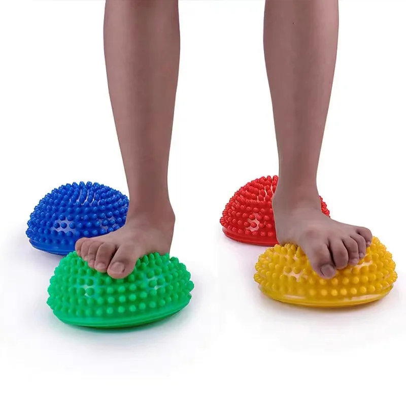 

3PCS Exercise Balancing Half Ball Yoga Hemisphere Stability Training Foot Massage Sensory Stepping Stones For Kids And Adults