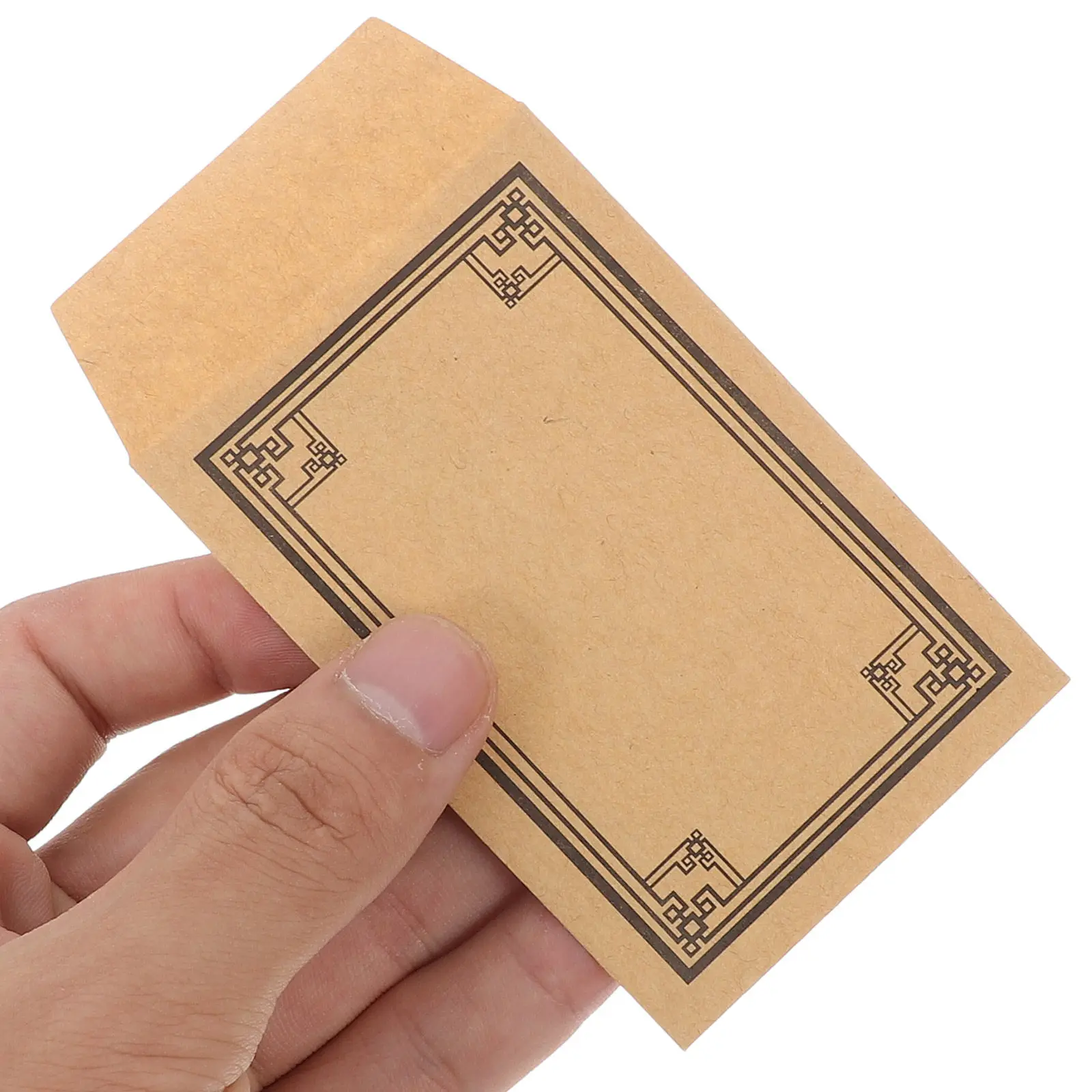 50Pcs Kraft Paper Envelopes Self Sealing Small Envelope for Money Budgeting Cash Mini Coin Envelopes Brown Cash Envelope