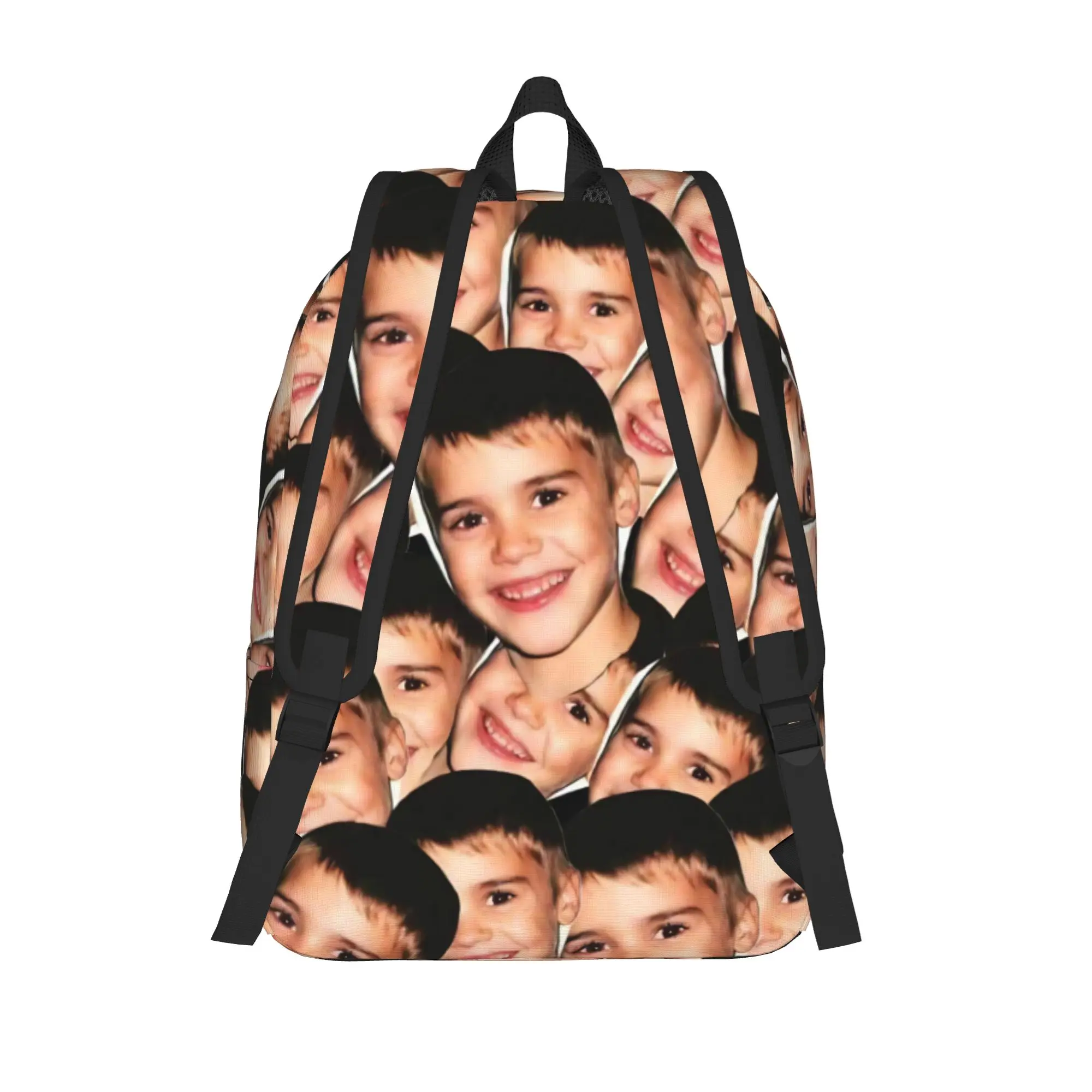 Justins Pop Singer Biebering Teenage Backpack Pocket School Business Dance Cool Daypack Men Women Laptop Computer Shoulder Bag