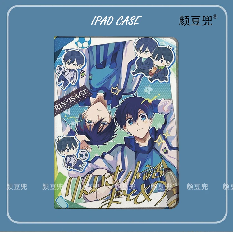 

BLUE LOCK Anime Yoichi For Samsung Galaxy Tab S9Lite 8.7 2021Case SM-T220/T225 Tri-fold stand Cover Galaxy Tab S6 Lite Tab S8 S7