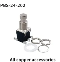 Dispositivo de efectos interruptor de pie DPDT, momentáneo sin bloqueo, interruptor de botón de clavo de 6 pies