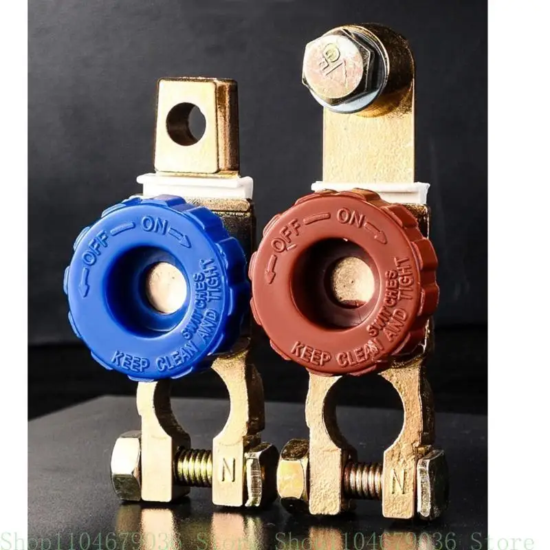 

Universal Battery Isolator Top Post Battery Disconnect Switch Quick Disconnect Battery Shut Off Switch for Truck