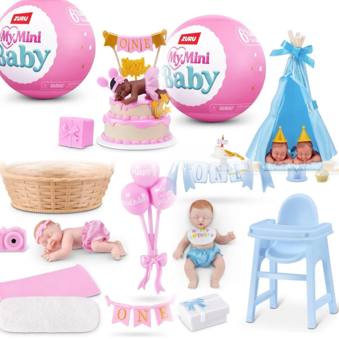 Genuine New ZURU Mini Baby Ball Blind Box Happy Birthday Special Edition Mystery Box ZURU Mini Baby Ball Blind Ball Toy Gift